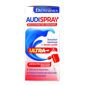 Audispray Ultra Bouchons de Cérumen Spray 20 ml