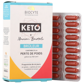 Keto vinaigre de cidre Biocyte - complément alimentaire aidant à la  régulation de glycémie