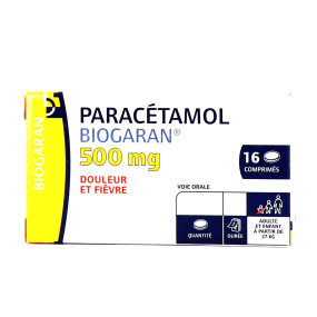 Biogaran Paracétamol 500 mg 16 comprimés