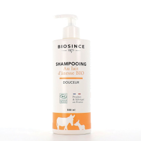 Biosince Shampooing au Lait d'Ânesse Bio 500 ml