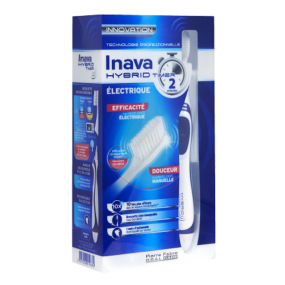 Brosse à dents Inava Hybrid électrique Timer 2 minutes