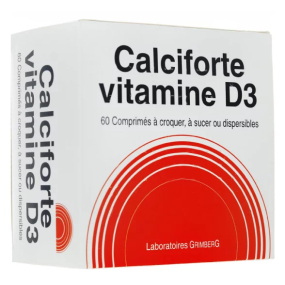 Calciforte vitamine D3 Comprimés