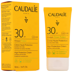 Caudalie Vinosun Protect Crème Solaire Visage Haute Protection