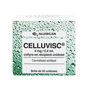Celluvisc 4mg / 0,4ml Collyre en Unidoses