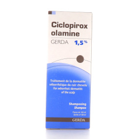 Cilopirox olamine 1,5 % shampooing Gerda