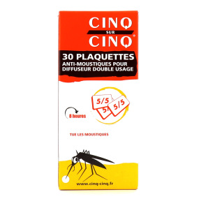 Cinq sur cinq zones tempérées spray anti moustiques 100ml - Pharmacie de  Fontvieille
