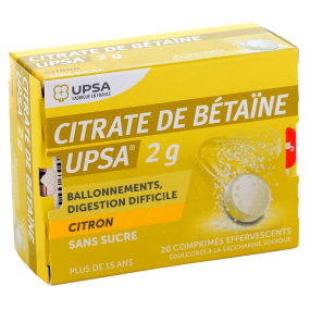 Citrate de Betaïne 2x10 comprimés effervescents