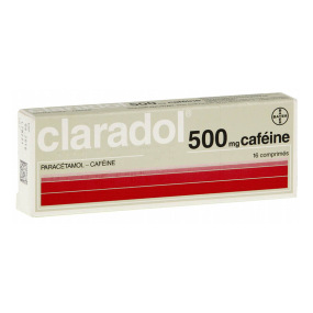 Claradol Caféine 500mg/50mg