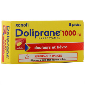Doliprane 1000 mg 8 gélules