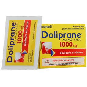 Doliprane 1000 mg sachets poudre