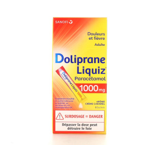 Doliprane Liquiz 1000 mg 8 sticks