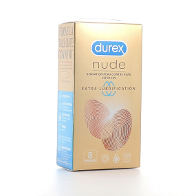 Durex Nude Préservatifs Extra-Lubrification