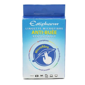 Estipharm Lingette Microfibre Anti-Buée Réutilisable