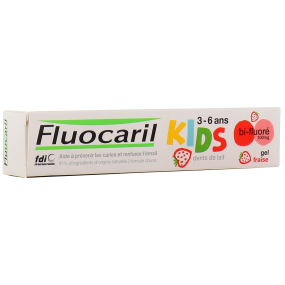 Fluocaril Dentifrice Kids 3-6 Ans Fraise