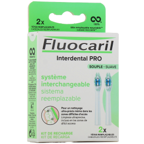 Fluocaril Interdental Pro Brosse à Dents Tête Remplaçable