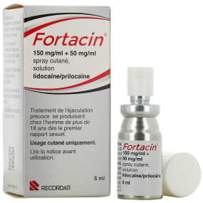 Fortacin spray contre l'éjaculation précoce