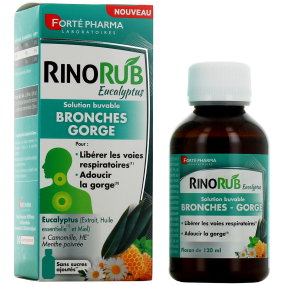 Forté Pharma RinoRub Bronches Gorge Solution buvable
