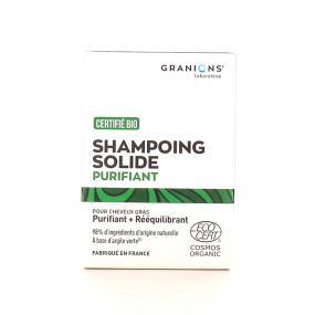 Granions Cheveux Shampoing Solide Purifiant Bio