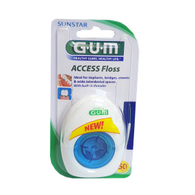 Gum Access Floss Fil Dentaire + Passe-Fil 50m