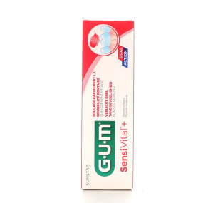 Gum Sensivital+ Dentifrice Fluoré Sensibilité Dentaire