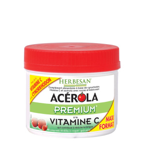 Herbesan Acérola Premium à la Vitamine C 90 comprimés