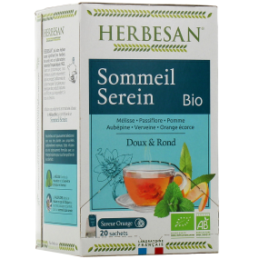 Herbesan Infusion Bio Sommeil Serein 20 sachets