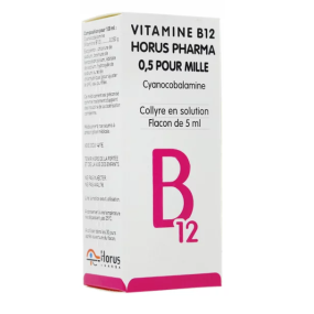 Horus Pharma Vitamine B12 Collyre 0,5 pour mille