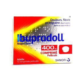 Ibupradoll 400 mg 12 comprimés