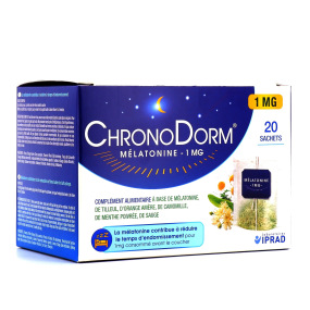 Iprad Chronodorm Mélatonine 1 mg Tisane