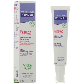 Jonzac Reactive Control Crème Riche Apaisante Bio