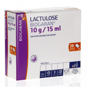 Lactulose 10g / 15ml Biogaran Solution Buvable 20 sachets