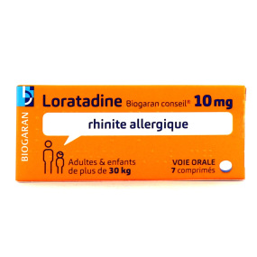 Loratadine 10 mg - 7 comprimés