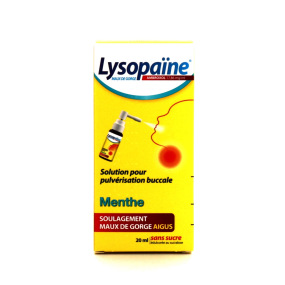 Lysopaine Maux de Gorge Spray Menthe