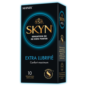 Manix Skyn Extra Lubrifié 10 Préservatifs sans latex
