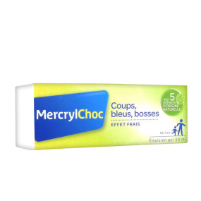 MercrylChoc Coups, bleus, bosses Émulsion gel 50ml