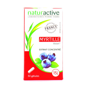 Naturactive Myrtille Extrait Concentré 30 gélules