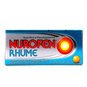 Nurofen Rhume Ibuprofène 200 mg 20 comprimés