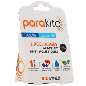 Parakito Recharges Pour Bracelet Anti-Moustique