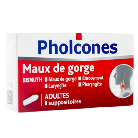 Pholcones Bismuth Maux de Gorge