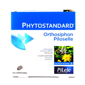 Phytostandard de orthosiphon- piloselle 30 comprimés Pileje
