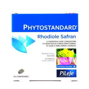 Phytostandard  Rhodiole et safran Pileje 30 comprimés