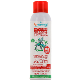 Spray répulsif anti-moustiques spécial vêtements 100ml 123Moustiques