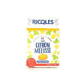 Ricqles Bonbons Citron Mélisse sans sucres 40g