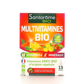 Santarome Multivitamines Bio 15 comprimés