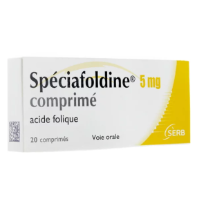 Spéciafoldine 5 mg 20 comprimés