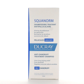 Ducray Squanorm Shampooing Traitant Antipelliculaire pellicules grasses