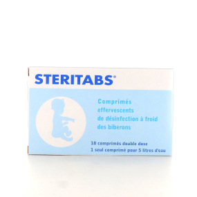 Steritabs Comprimés pour désinfection à froid des biberons