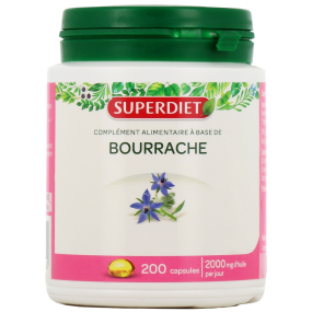 Super Diet Bourrache 200 capsules