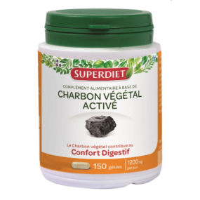 Super Diet Charbon Végétal Activé 150 gélules