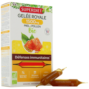 Super Diet Gelée Royale 1500 mg Miel Pollen Bio